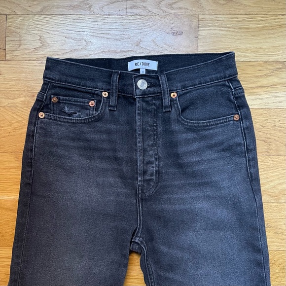 NWOT Re/Done 90s high rise ankle crop (size: 26) - Picture 2 of 8
